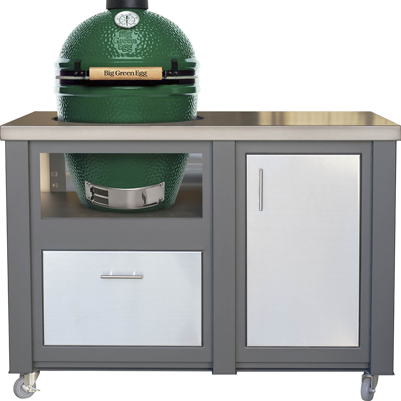 Custom Grill Table or Grill Cart for Big Green Egg Kamado 