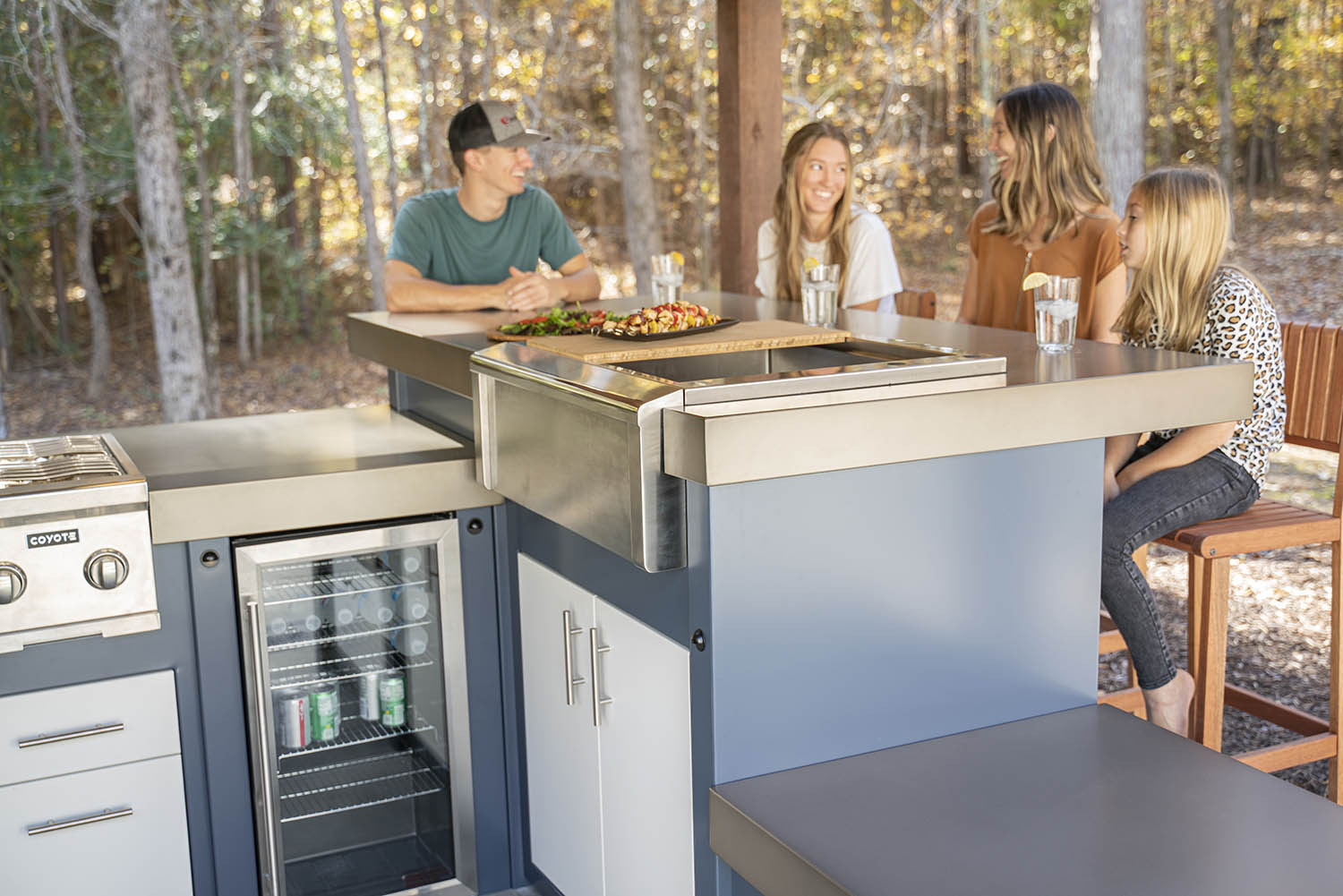 Smoker Module for Outdoor Kitchens